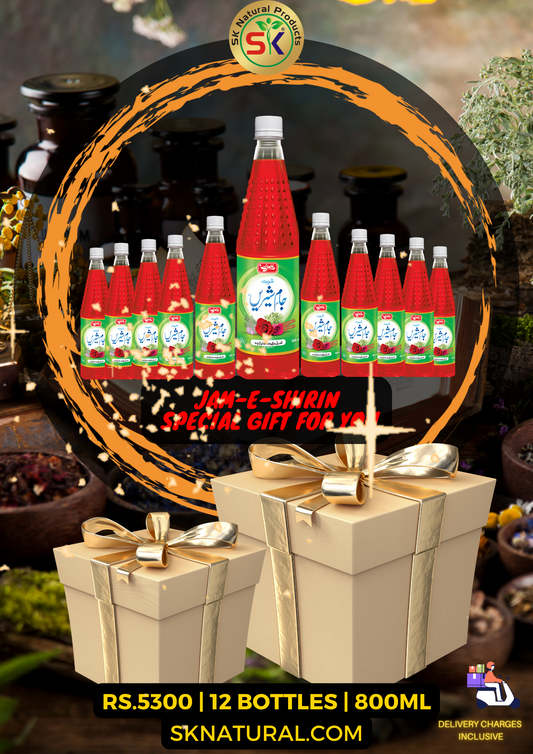 Jam-e-Shirin gift box | 12 bottles 800ml