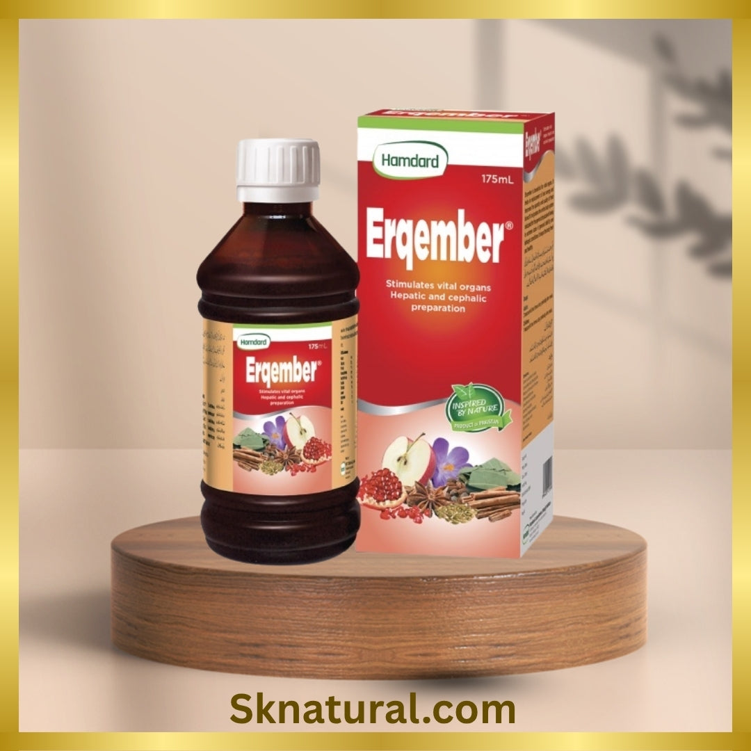 Erqember Syrup (Hamdard) - 175 ML عرق عنبر