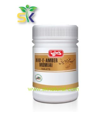 HAB AMBER MOMEYAI (QARSHI) 30 TAB- حب عنبر مومیائی