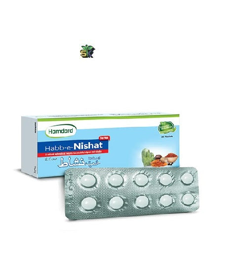 HAB NISHAT 20 TAB حب نشاط | HAMDARD