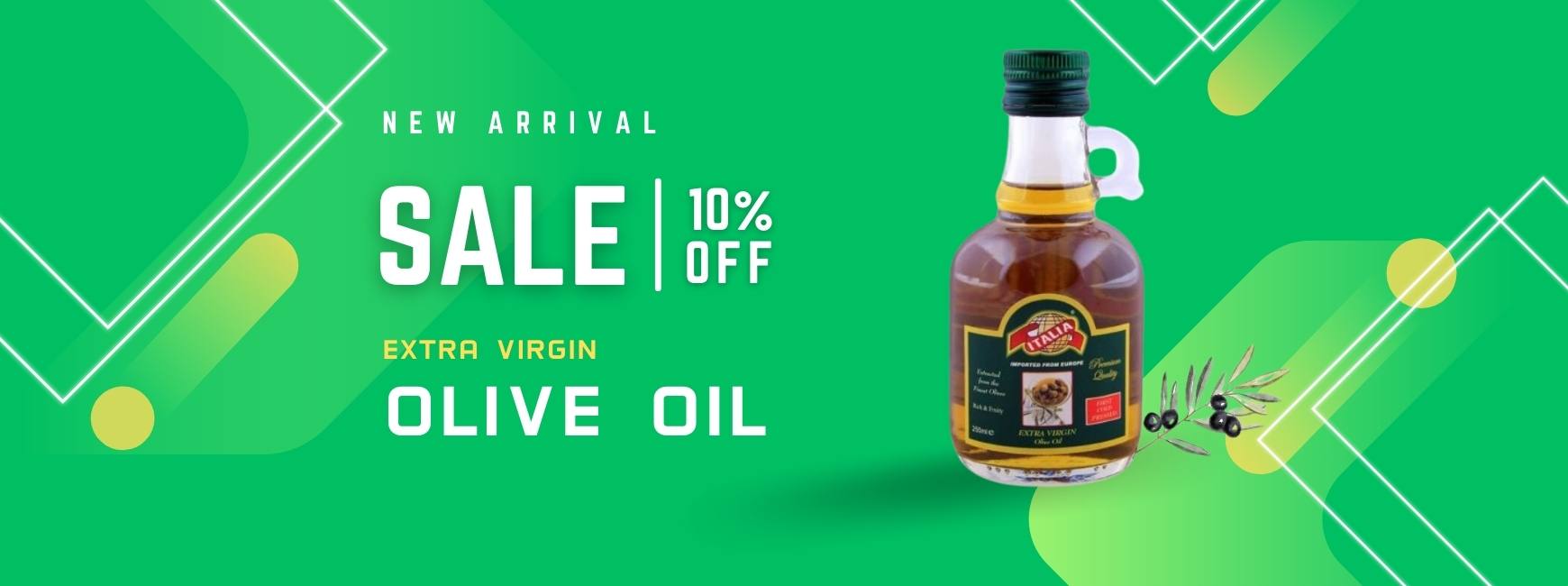Extra Virgin Olive Oil Banner